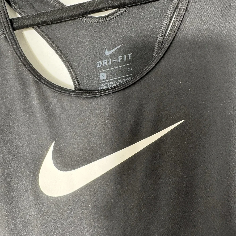 Nike Pro Dri-Fit WOMEN'S Black Sleeveless‎ Tank Top Small